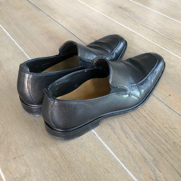 *Cole Haan Sz 12M Black Leather Slip Loafer Shoe main image 5